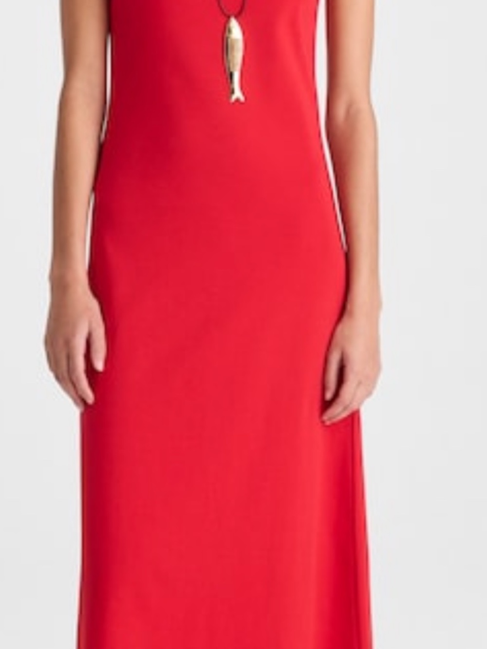NWT Madewell Scoopneck Tank Maxi Dress in Varsity Red (Size L)